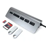 Satechi Aluminium Type-C USB Hub (3x USB 3.0,MicroSD) - Space Grey